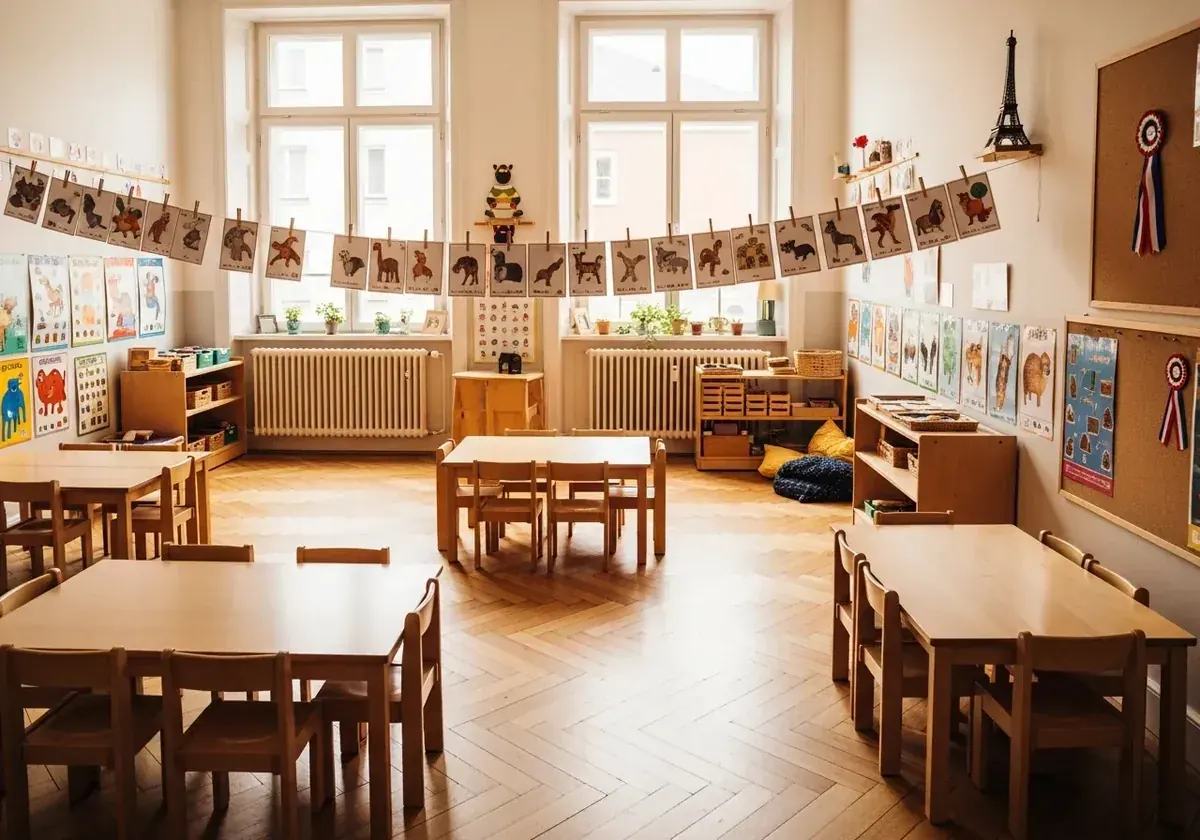 Sala do zajęć z języka francuskiego